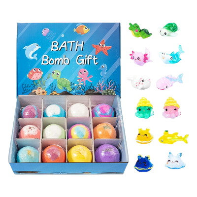 Kids Bath Ball with Toy – Natural Soak Bath Balls for Children