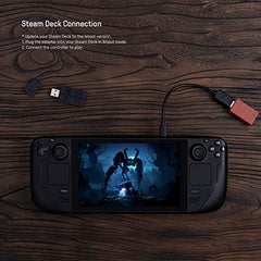 8BitDo Wireless USB Adapter 2 for Switch 2, Windows PC, Mac & Raspberry Pi, Compatible with Xbox Series X & S Controller, Xbox One Bluetooth, Switch Pro and PS5 Controller (Black)