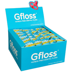Gfloss Hands-Free Dental Floss for Adults, 120 Individually Wrapped Flossers, PFAS-Free, Unflavored, Portable Oral Care for Travel and Daily Use