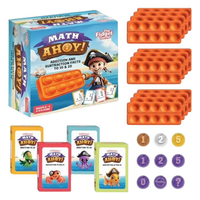 The Fidget Game Math Ahoy – Addition & Subtraction Game for Grades K-2
