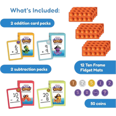 The Fidget Game Math Ahoy – Addition & Subtraction Game for Grades K-2
