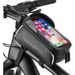 ROCKBROS Bike/Bicycle Phone Front Frame Bag, Waterproof, Tube Cycling Pouch