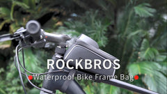 ROCKBROS Bike/Bicycle Phone Front Frame Bag, Waterproof, Tube Cycling Pouch