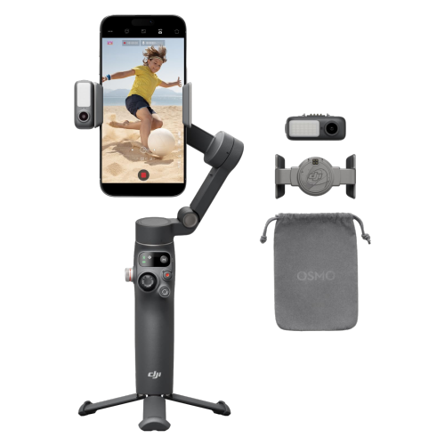 DJI Osmo Mobile 7P - 3 Axis Smartphone Gimbal Stabilizer with Extension Rod & Tripod