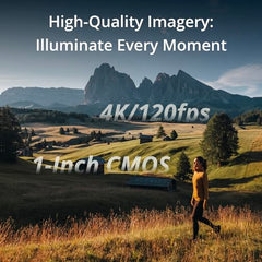 DJI Osmo Pocket 3 Creator Combo, Vlogging Camera with 1'' CMOS & 4K/120fps