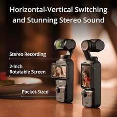 DJI Osmo Pocket 3 Creator Combo, Vlogging Camera with 1'' CMOS & 4K/120fps