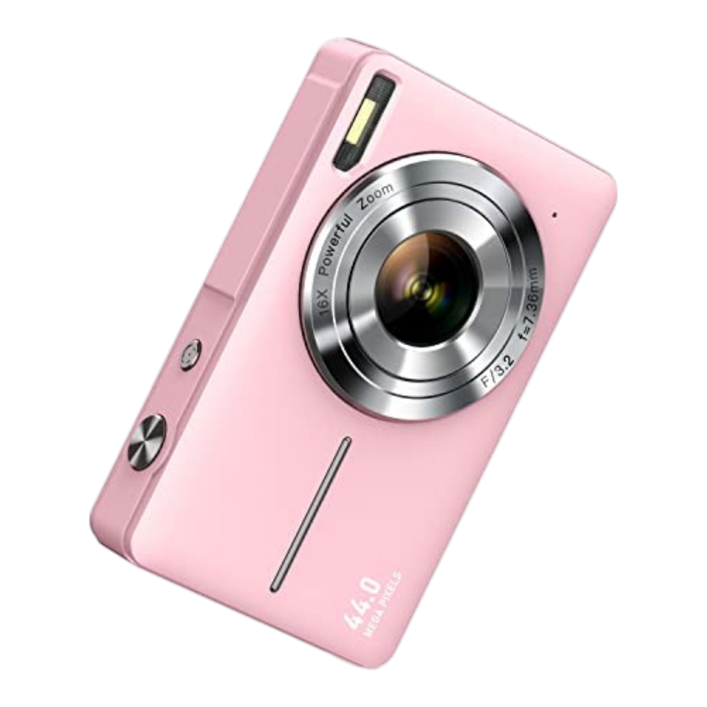 Camkory Digital Camera FHD 1080P with 32G Card 16X Zoom Easy for Kids Pink