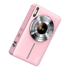Camkory Digital Camera FHD 1080P with 32G Card 16X Zoom Easy for Kids Pink