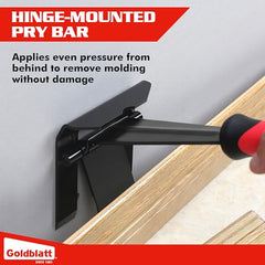 Goldblatt Trim Puller, 4-Inch Tile Removal Tool Baseboard Removal Tool