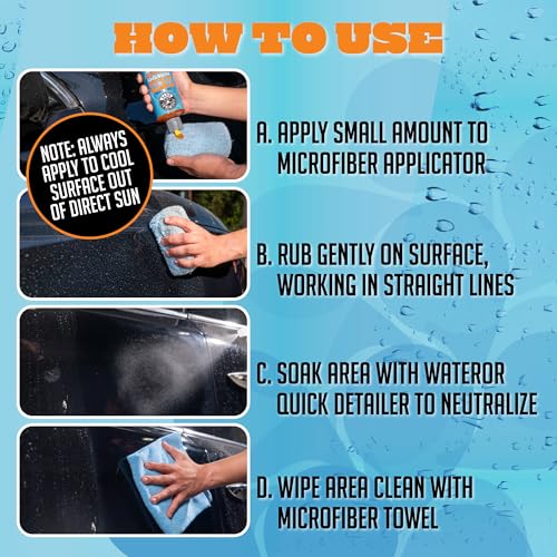 Chemical Guys, Heavy Duty Water Spot Remover Gel for Glass & Paint, 16 oz