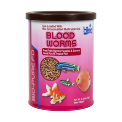 Hikari Bio-Pure Freeze Dried Blood Worms for Pets, 0.42-Ounce