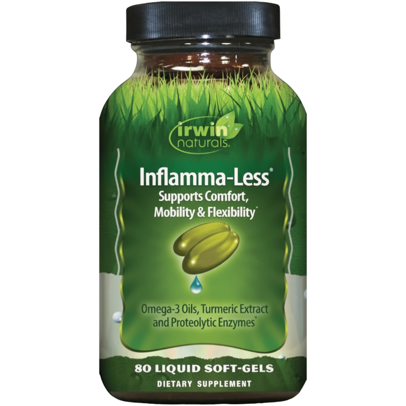 Irwin Naturals Inflamma-Less | Joint Supplements for Men & Women | 80 Count