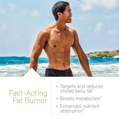 Irwin Naturals Stored-Fat Belly Burner Fat Metabolism | 72 Count 2-Pack