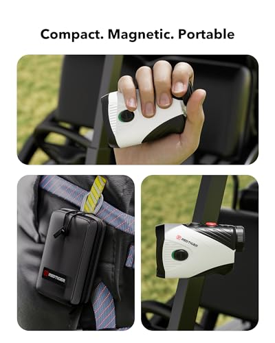 REDTIGER Golf Rangefinder with Slope On/Off,7X Magnification 1200 Yards