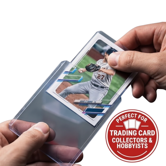Ultra Pro 3" x 4" Clear Regular Toploaders & Card Sleeves Bundle, 200 Pack