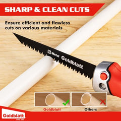 Goldblatt Folding Drywall Saw, 5-Inch Jab Saw for Wallboard, Plywood & PVC