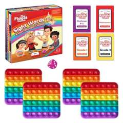 The Fidget Game Sight Words Game, Reading Flashcards and Pop Fidget Toys