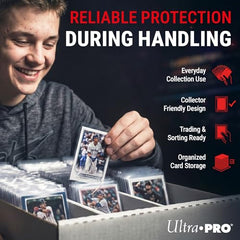 Ultra Pro Premium Clear Card Sleeves, 2.5" x 3.5", 100 Pack