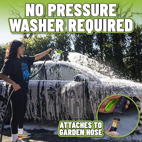 Chemical Guys, TORQ Foam Blaster 6 Cannon, Garden Hose Attachment for Cars