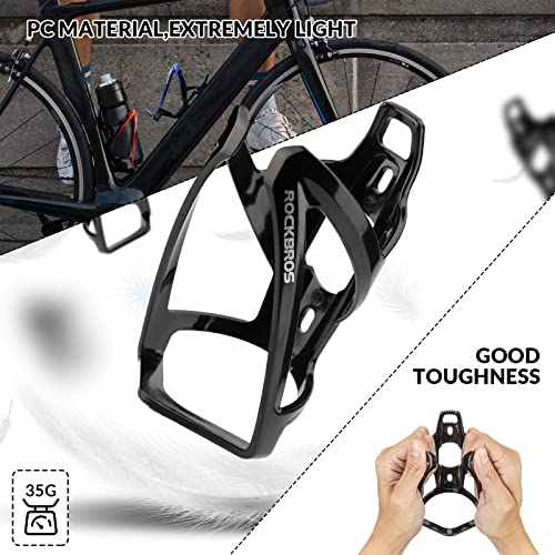 ROCKBROS Bike Water Bottle Holder Ultralight Bottle Cages with Screws Tool