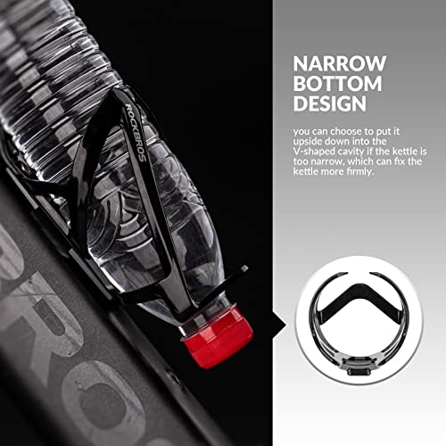 ROCKBROS Bike Water Bottle Holder Ultralight Bottle Cages with Screws Tool
