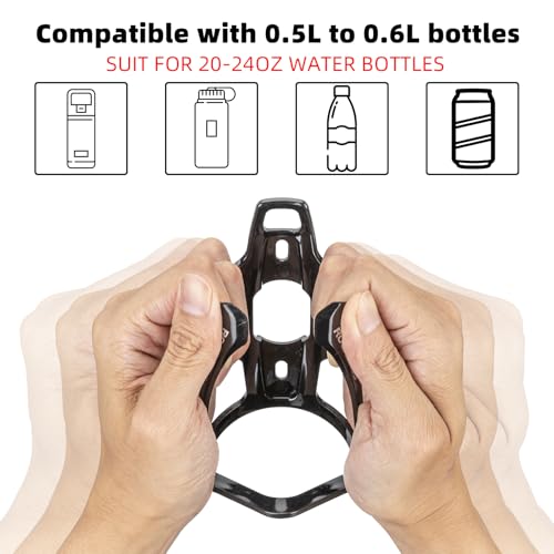 ROCKBROS Bike Water Bottle Holder Ultralight Bottle Cages with Screws Tool